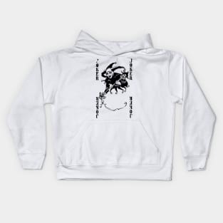 Playing Cards with Joker Kids Hoodie